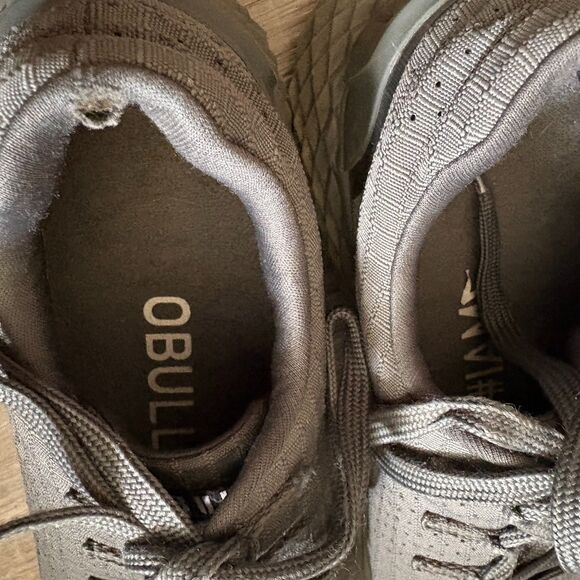 NOBULL Allday Ripstop Runner Gray Athletic Sneakers Gum Sole Women’s Size 7.5 - Picture 7 of 8